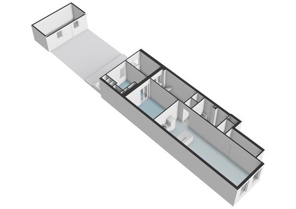 Floorplan - Bellamyplein 38H, 1053 AT Amsterdam